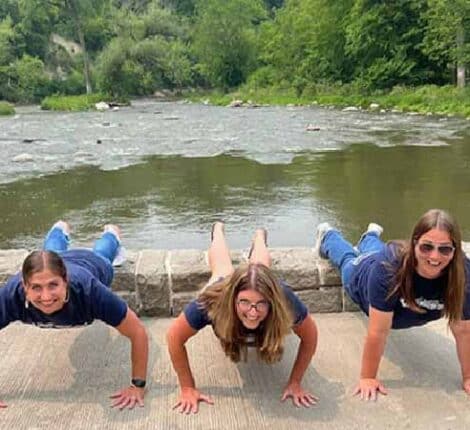 Women Participating In Challenge As Part Of an Initiative