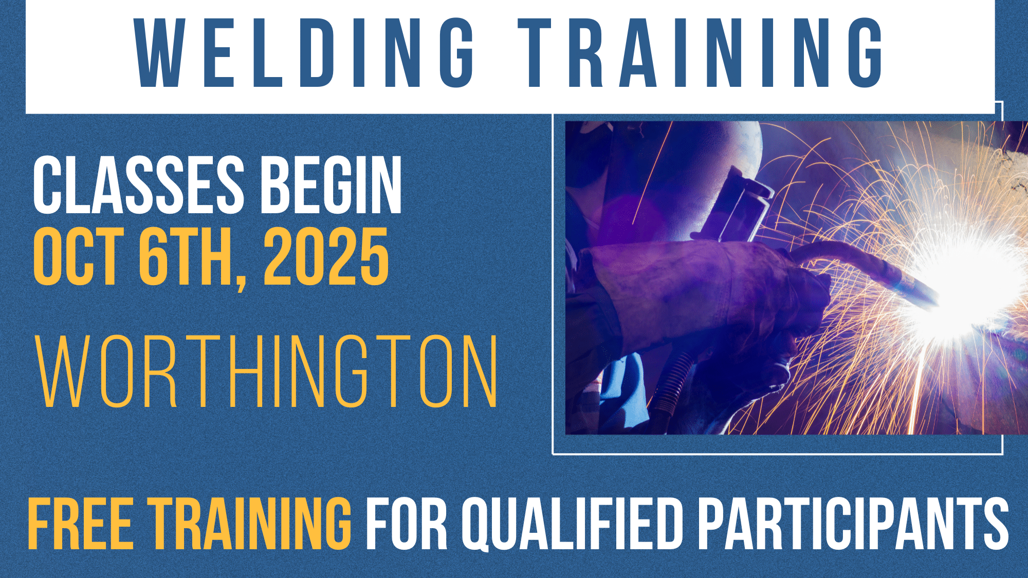 Welding training - oct 6th