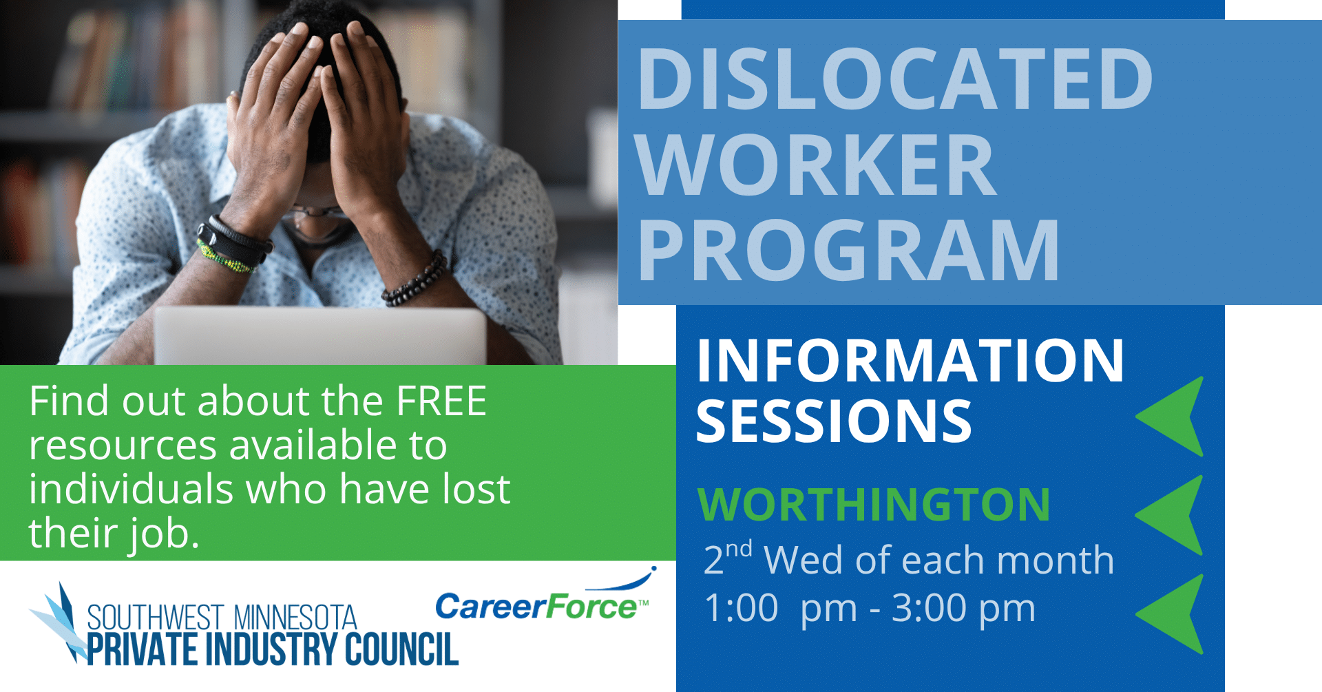 worthington dislocated worker info session