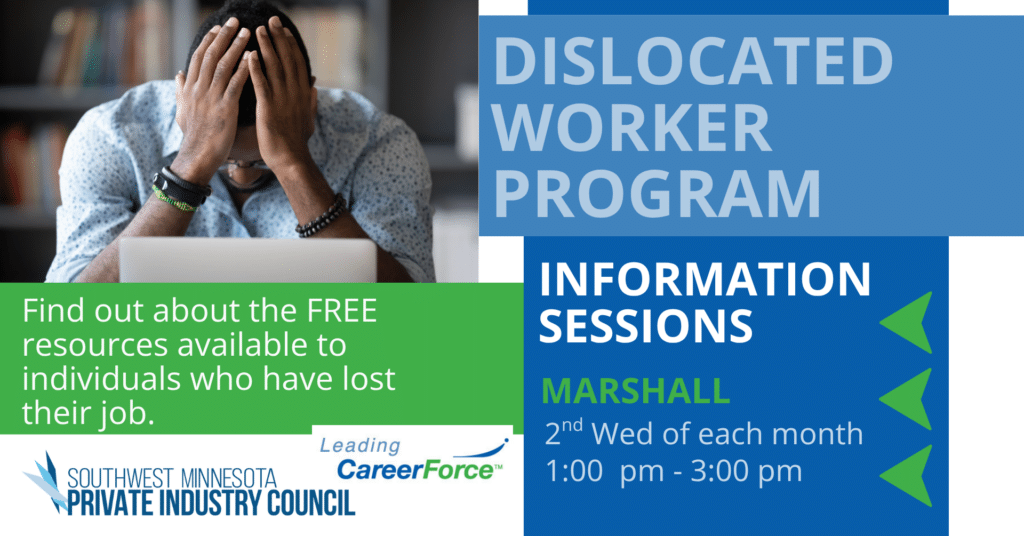 Dislocated worker info session marshall image